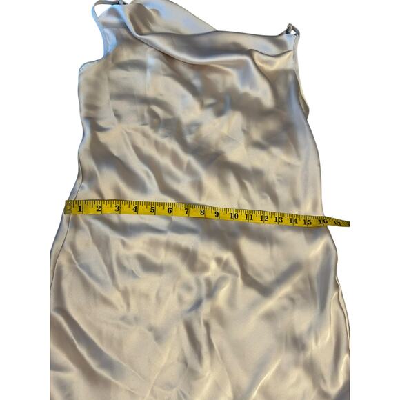 E.SSUE Champagne Satin Slip Dress - Size M - Picture 4 of 11